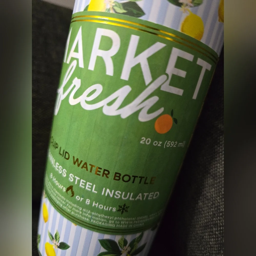 Market Fresh Lemon Water Bottle